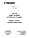 KSC100 Operator's Manual