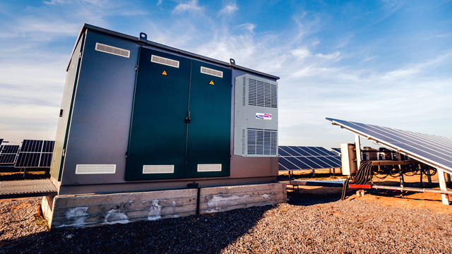 Enclosure Cooling Keeps Renewable Energy Storage Systems Going and Going Photo