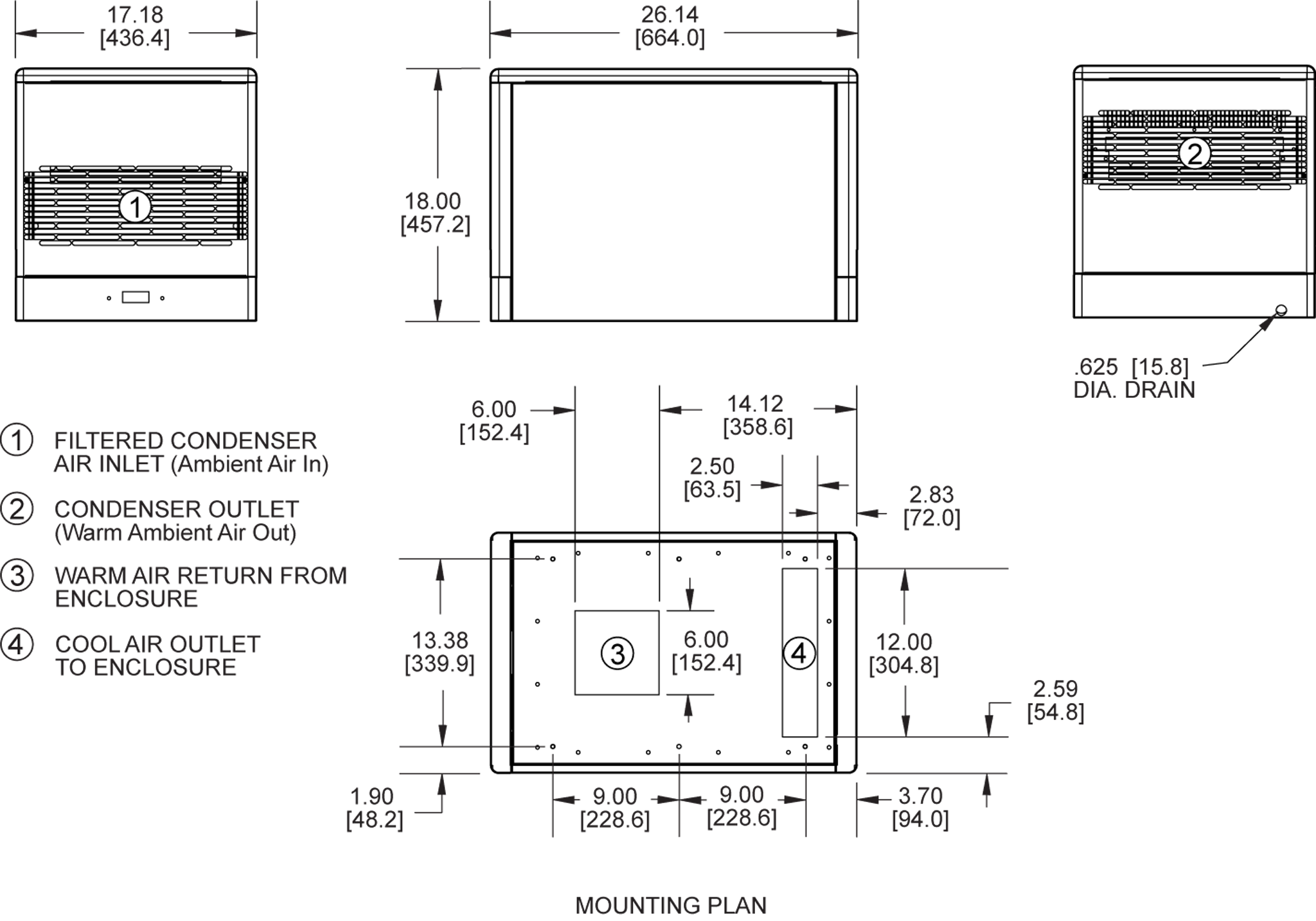 Advantage 3RT (Leg.) general arrangement drawing