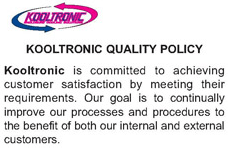 Kooltronic Quality Policy