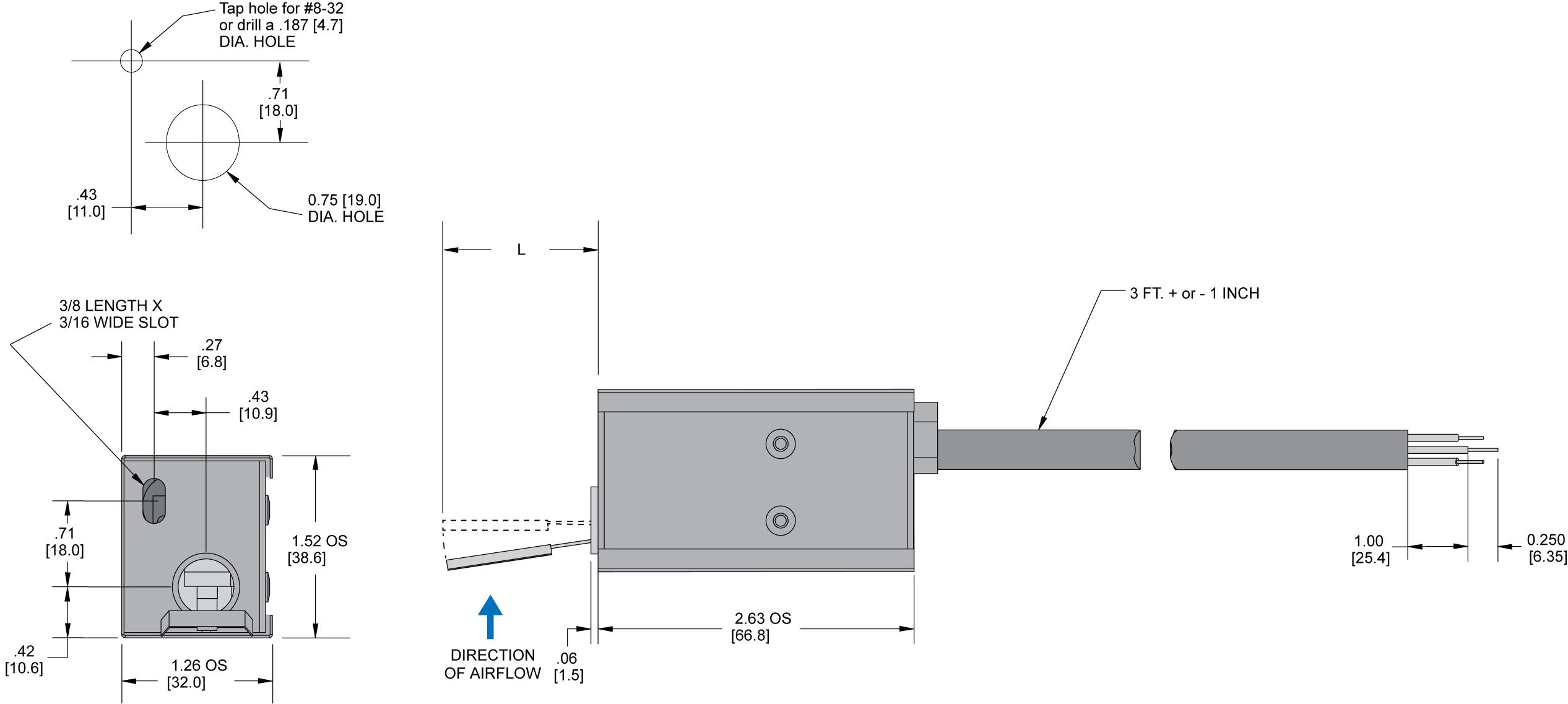 Airflow Switch drawing