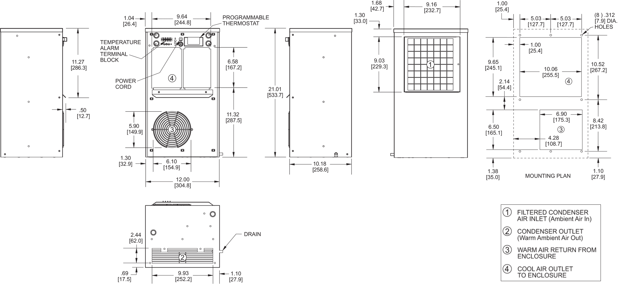 Guardian DP21LV general arrangement drawing