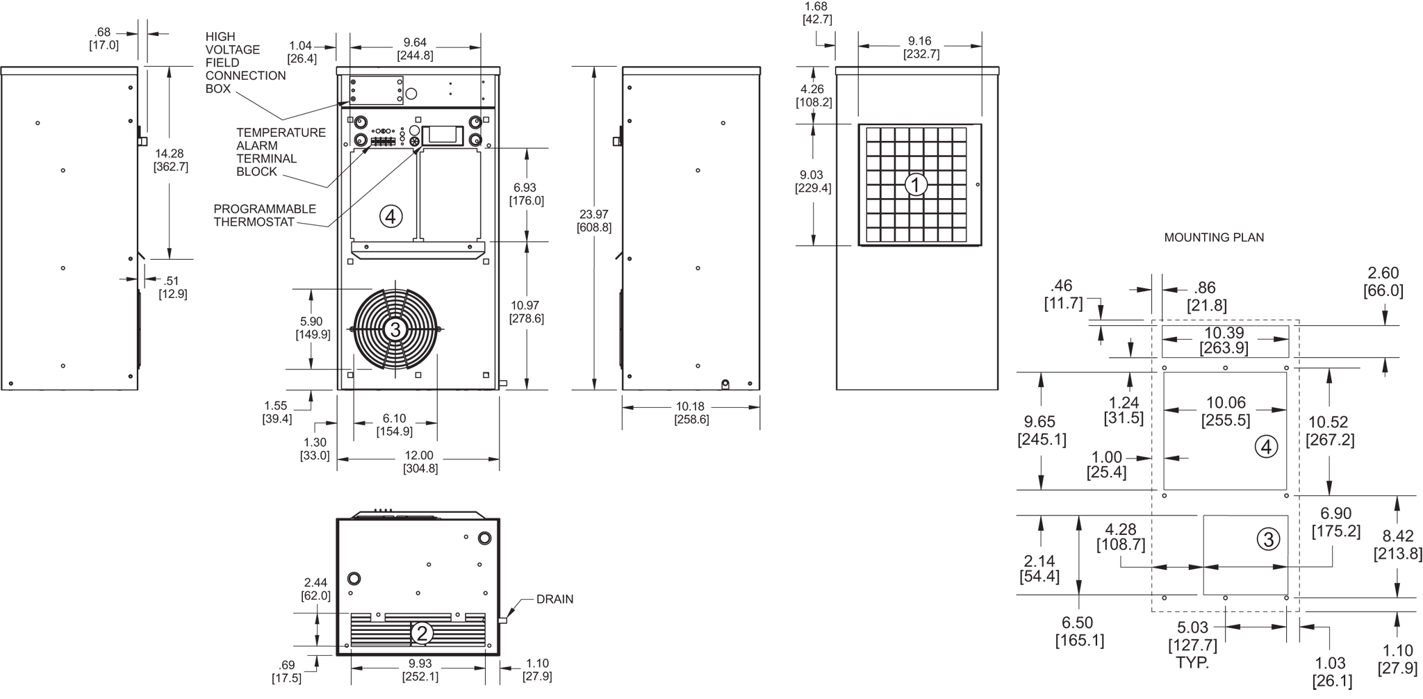 Guardian DP24 480V general arrangement drawing