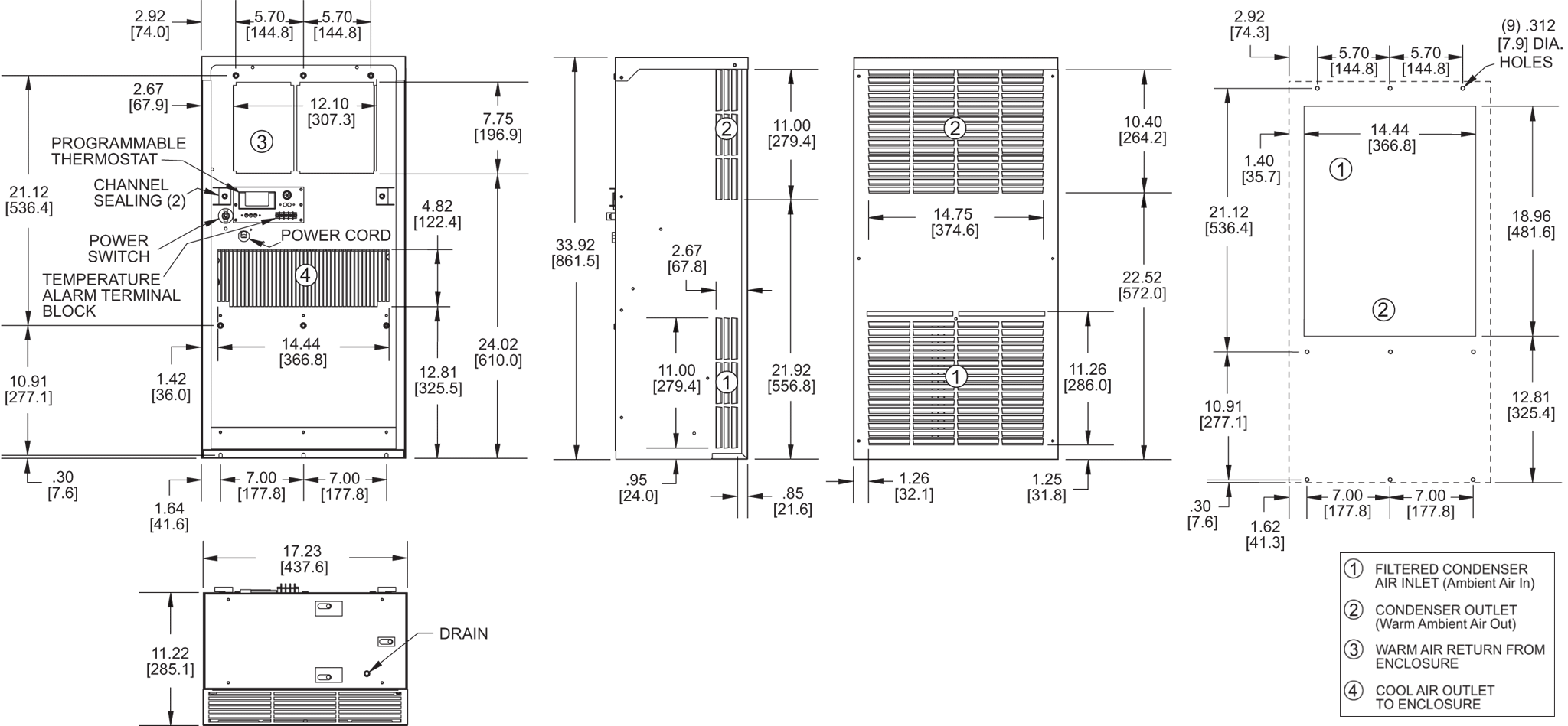 Guardian DP33LV general arrangement drawing