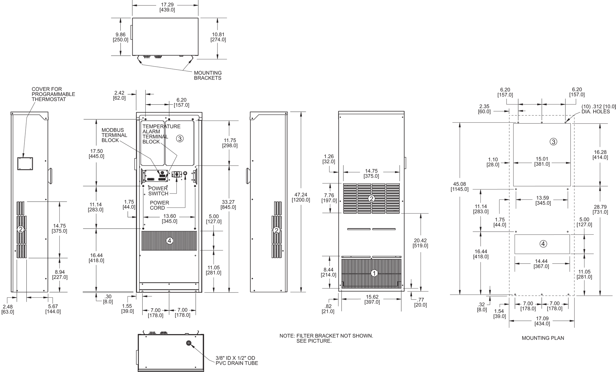 Guardian DP47L-1 general arrangement drawing