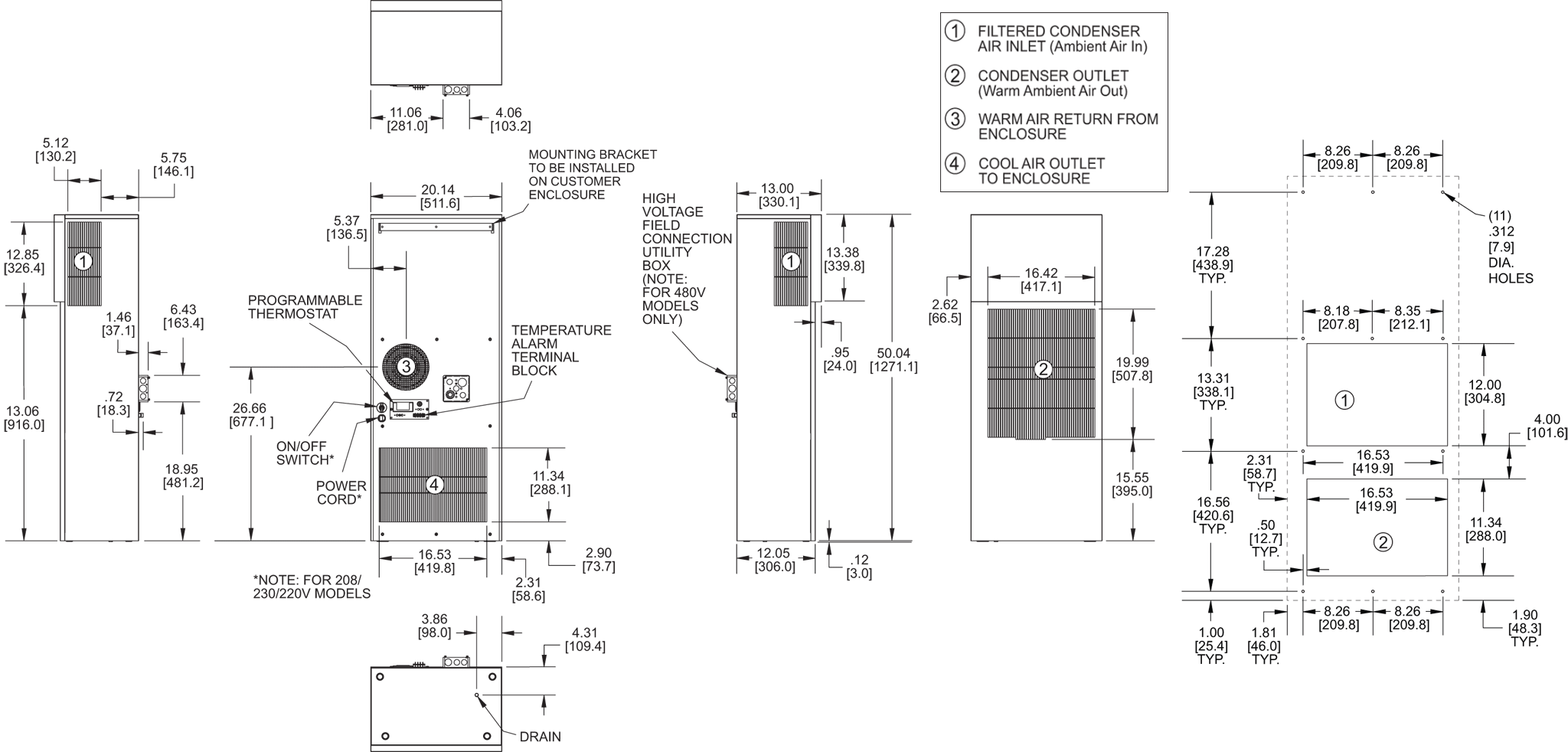 Guardian DP50LV general arrangement drawing