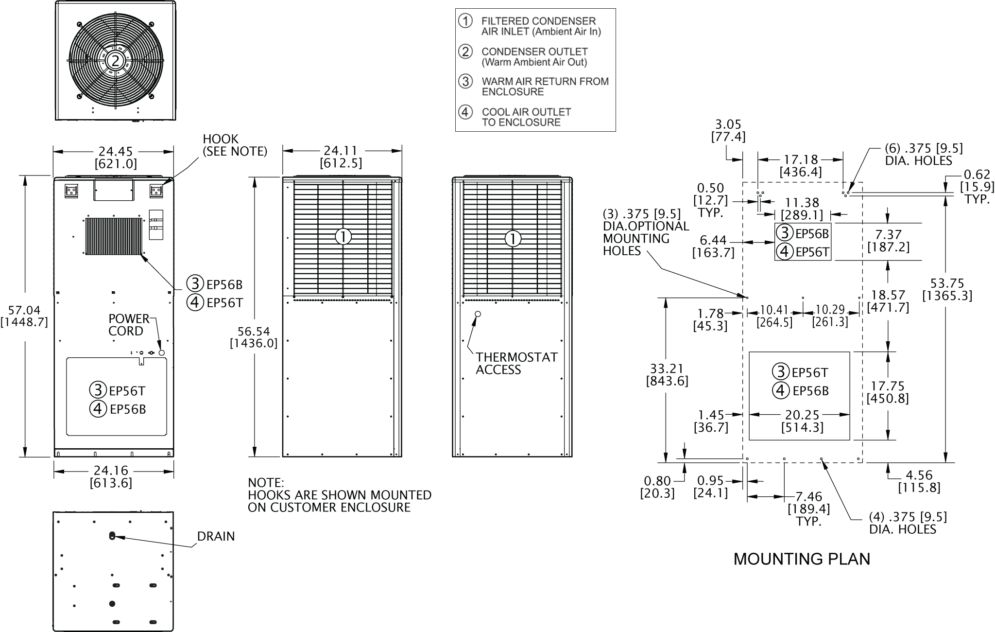 EP56 (Discontinued) general arrangement drawing