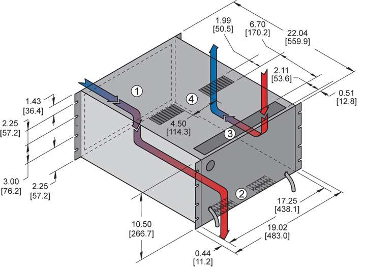 H10 (Dis.) Air Conditioner general arrangement drawing