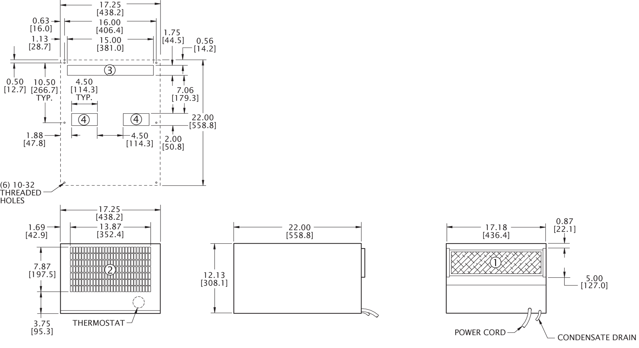 H5 (Switchable) general arrangement drawing