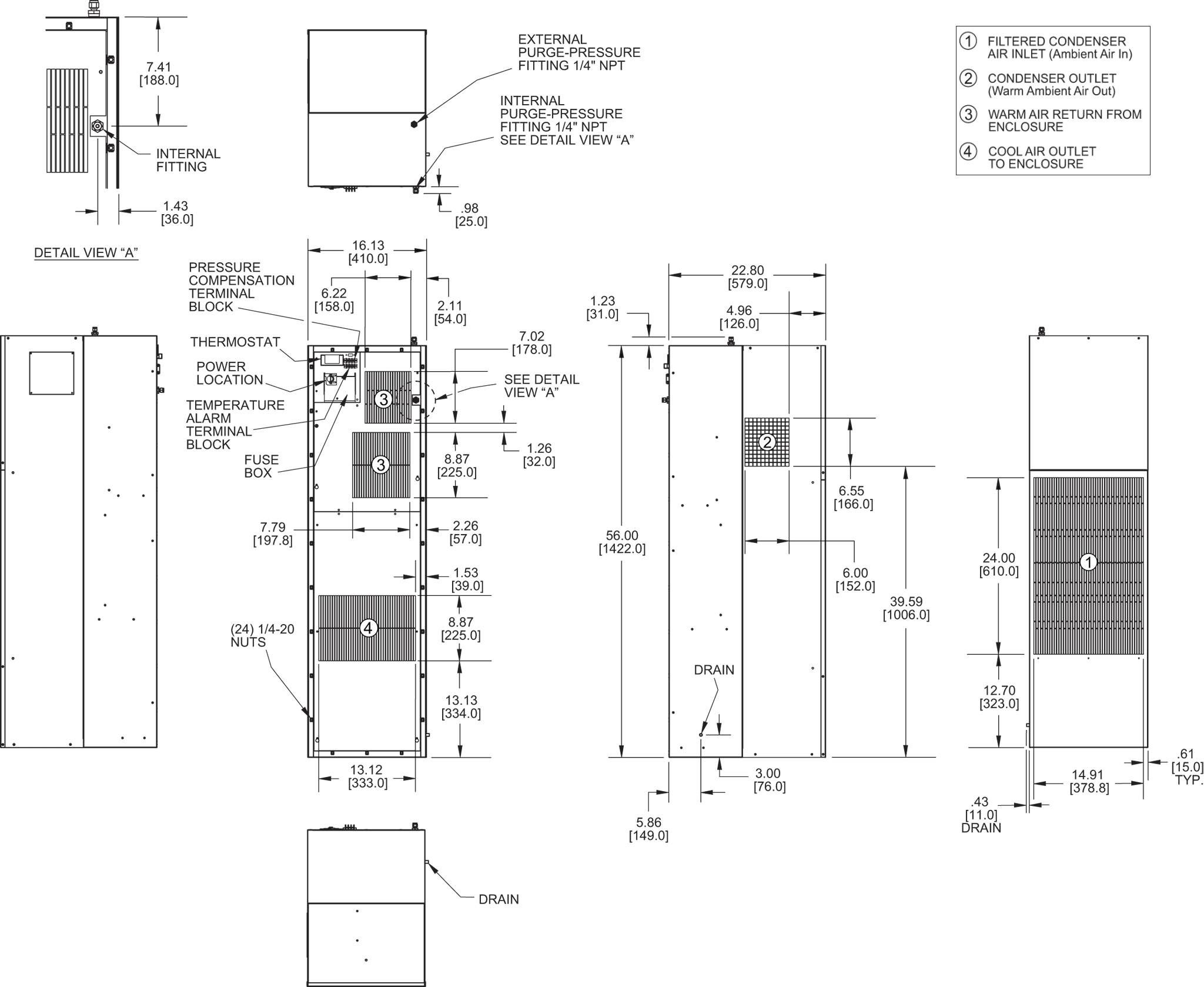 Hazardous Loc. HL56 general arrangement drawing