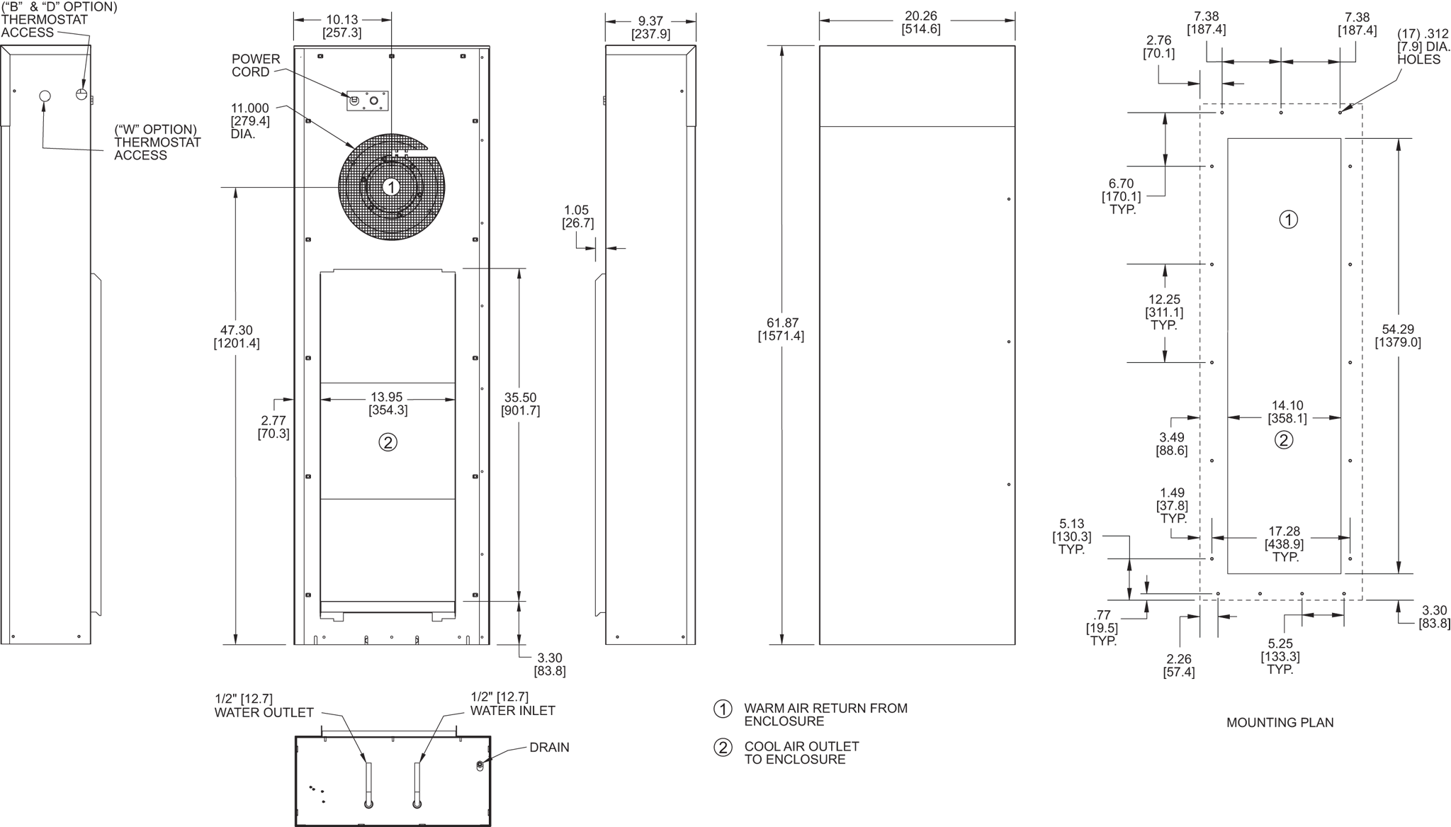 KNHE60 general arrangement drawing