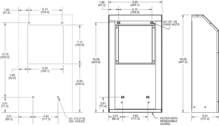 KNPA40/KNPA60 General Arrangement Drawing