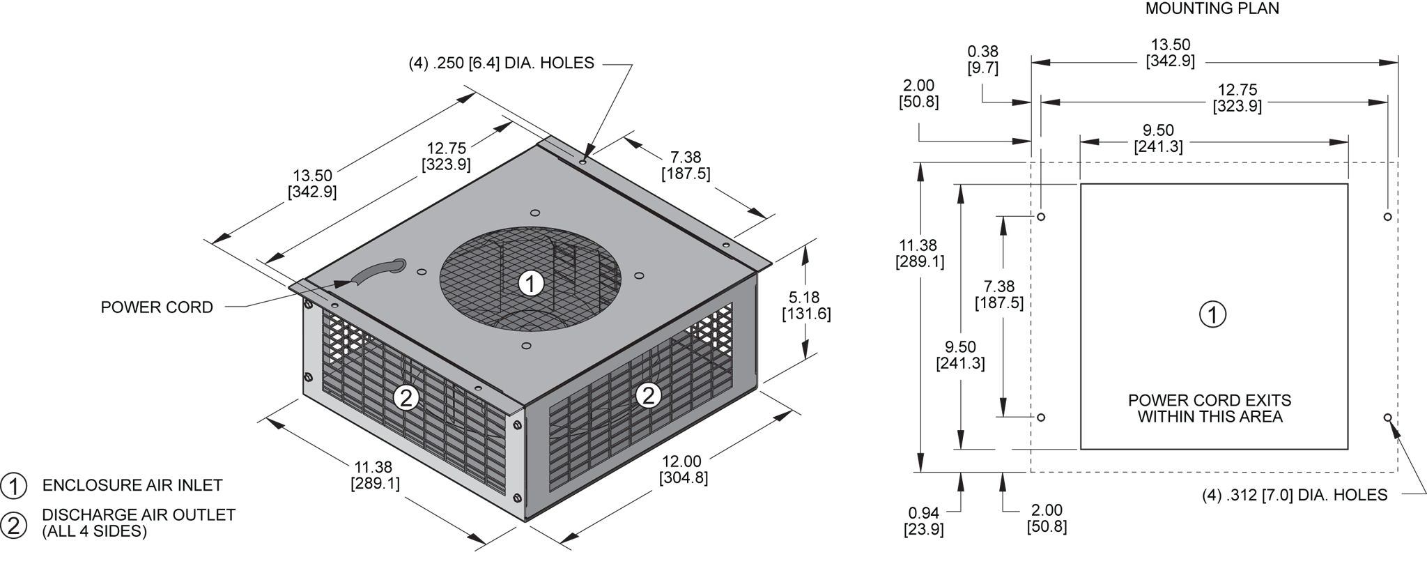 KP2E192/40 Pagoda general arrangement drawing