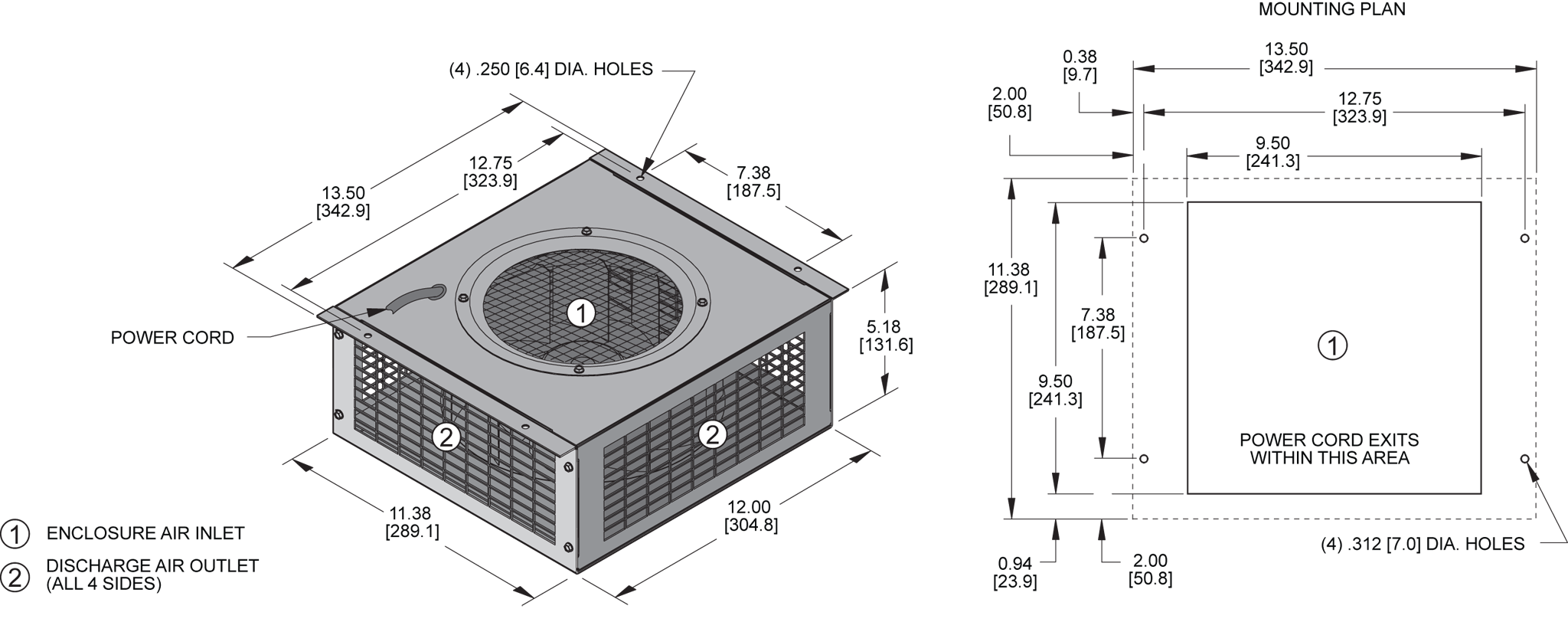 KP2E225/63 Pagoda general arrangement drawing