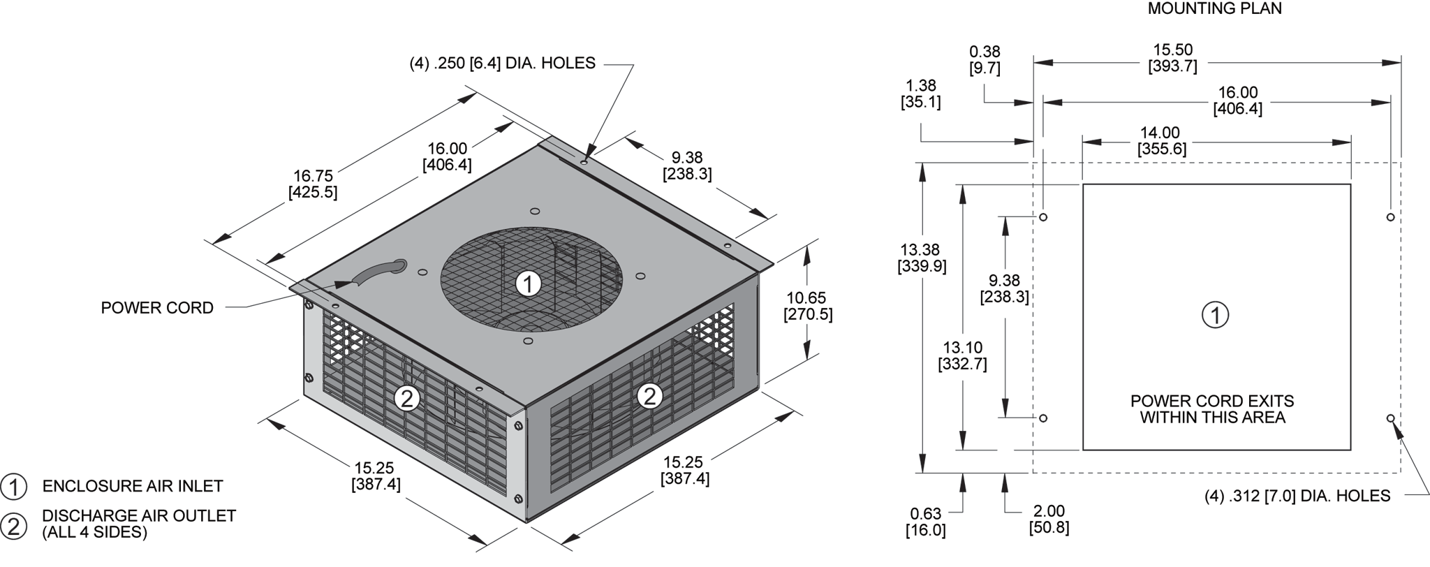 KP4R355/127 Pagoda general arrangement drawing