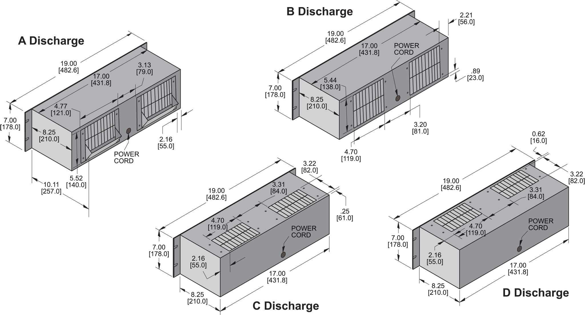 KP701 Packaged Blower general arrangement drawing