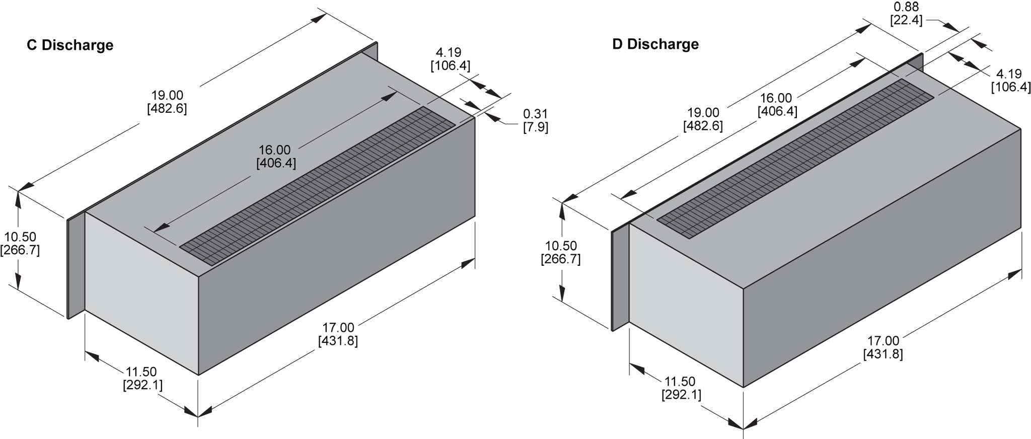 KPC1051 Packaged Blower general arrangement drawing