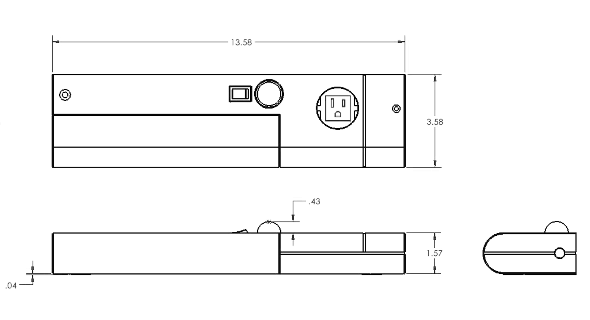 Compact Light General Arrangement Drawing