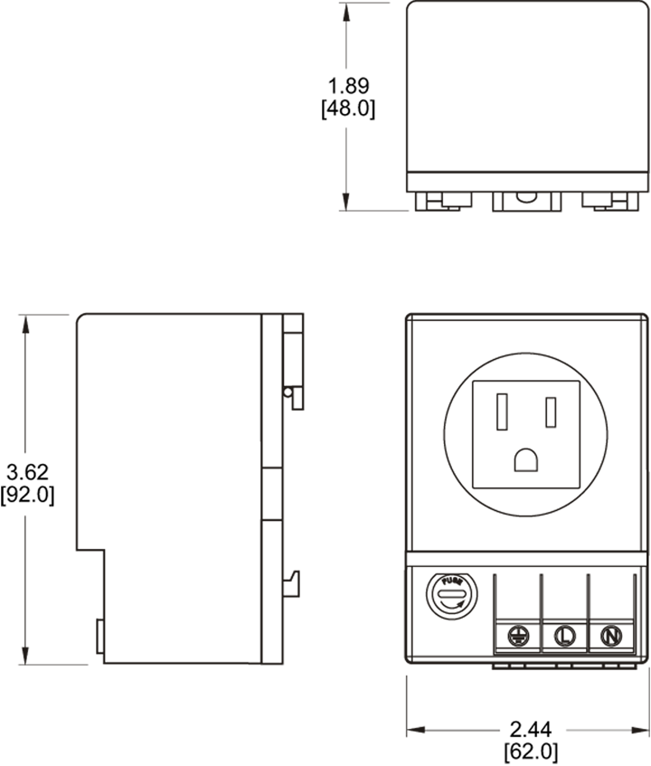 Recepticle General Arrangment Drawing