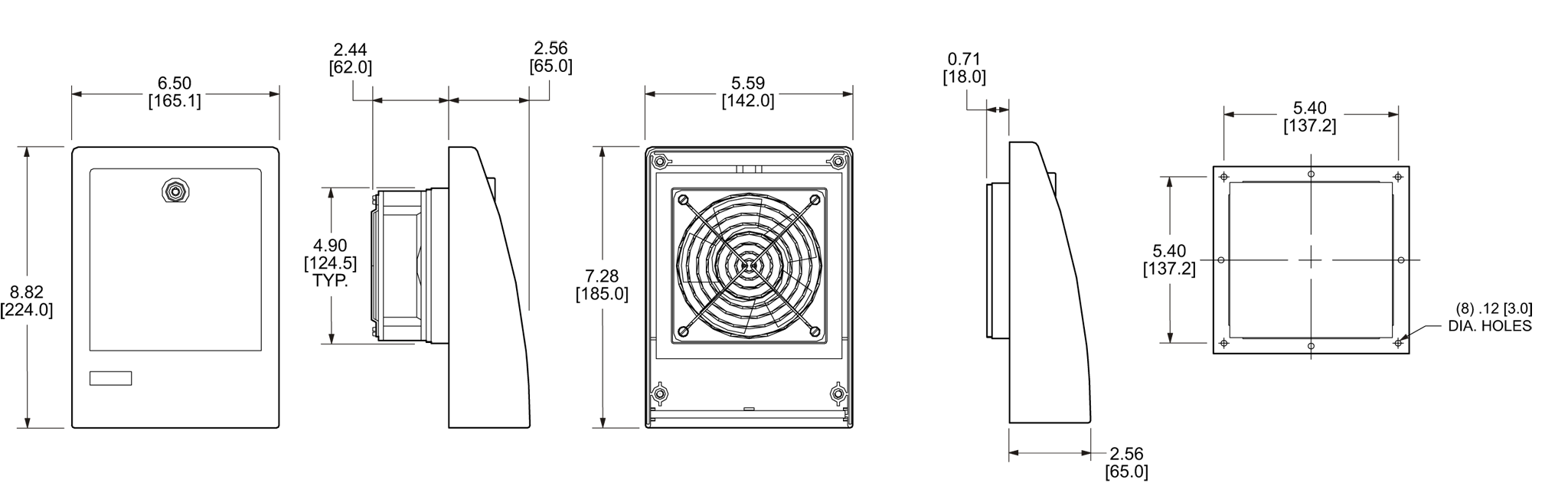 Filter Fan Package General Arrangement Drawing