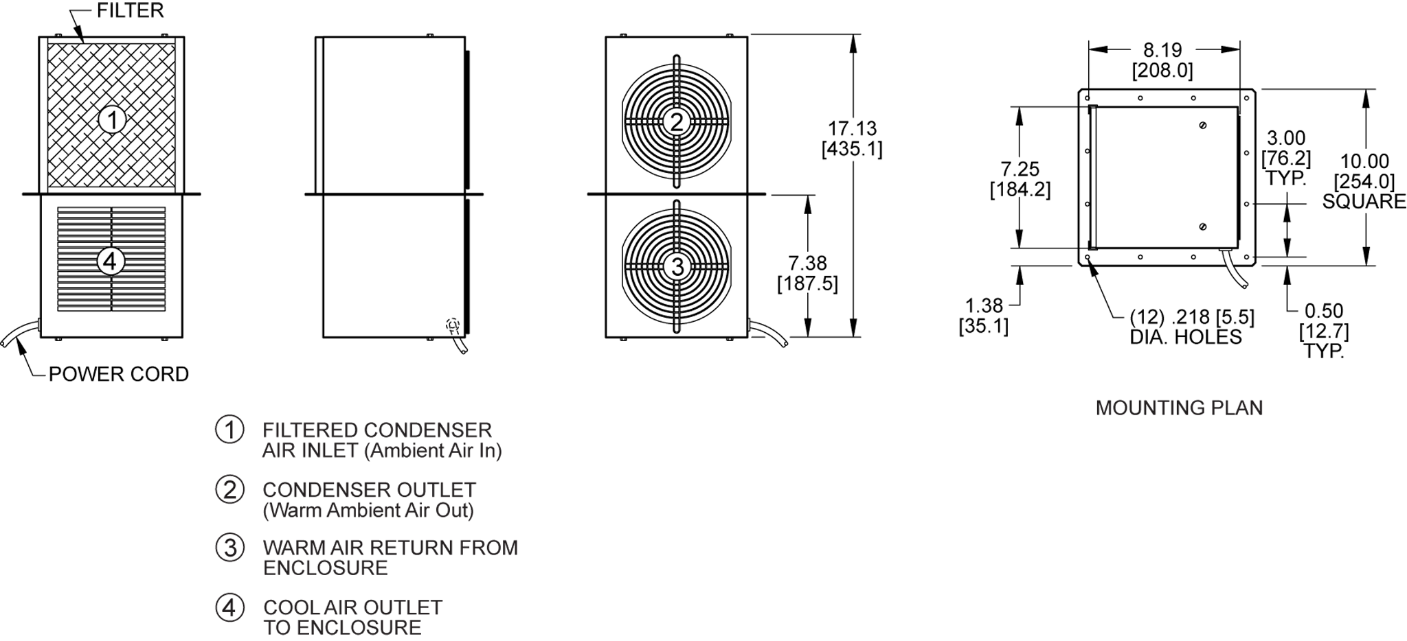 KTHE200 general arrangement drawing