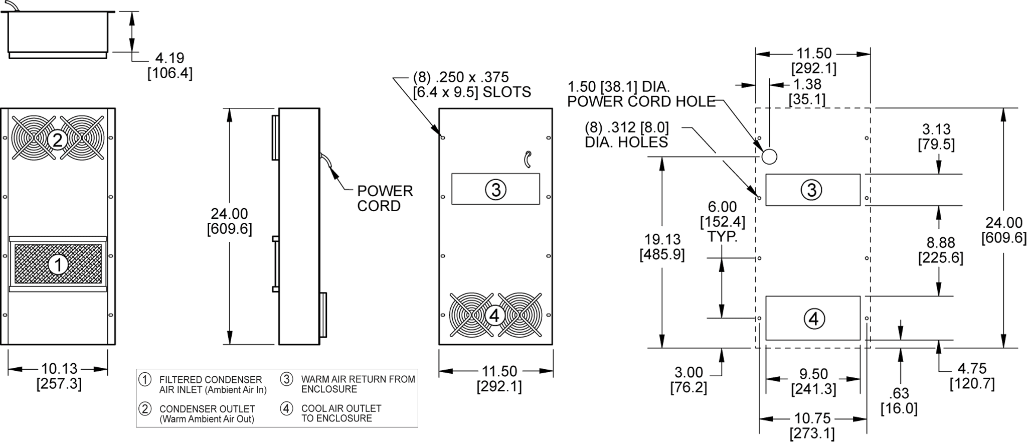 KXHE120A general arrangement drawing