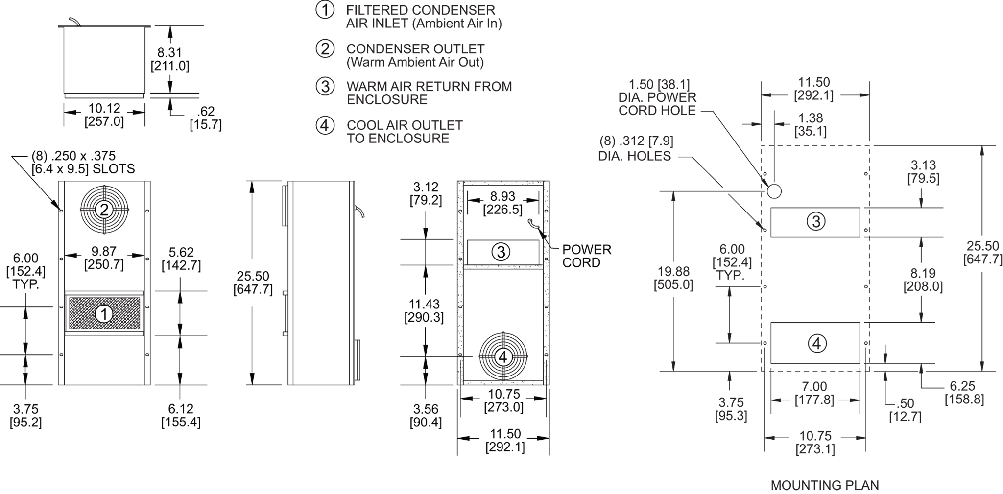 KXHE122A general arrangement drawing