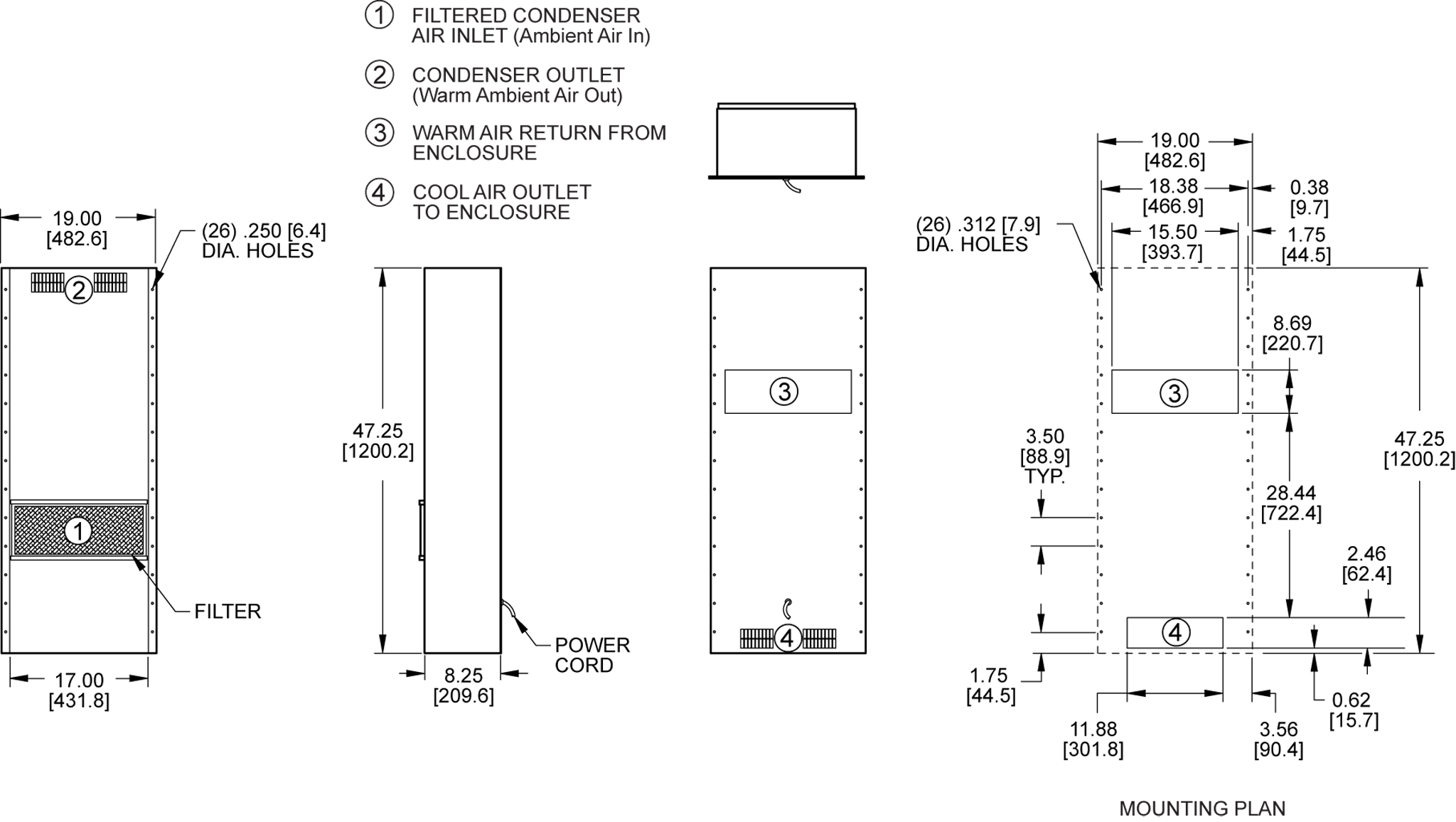 KXHE245A general arrangement drawing