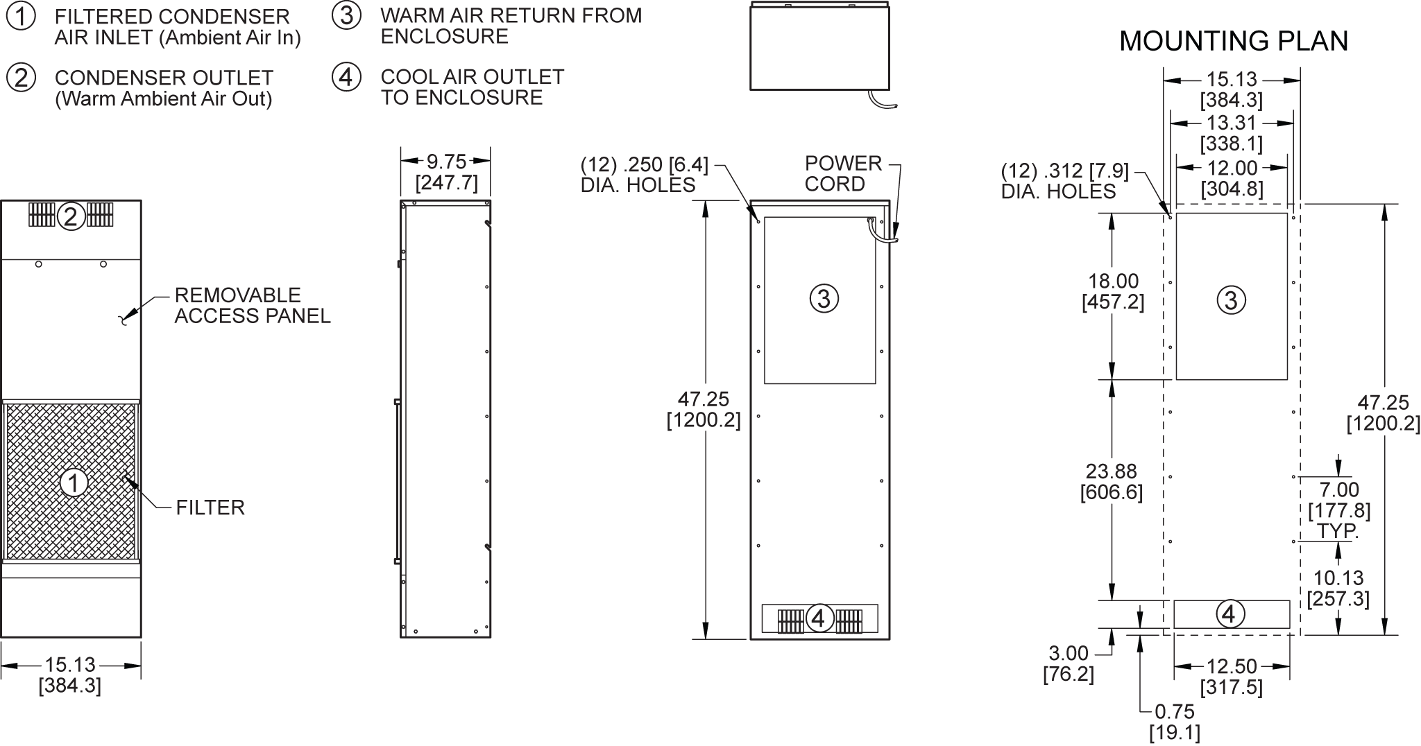 TrimLine KXNP47 general arrangement drawing