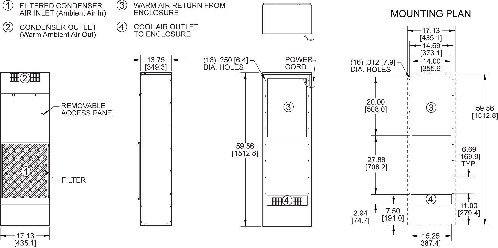 TrimLine KXNP59 general arrangement drawing