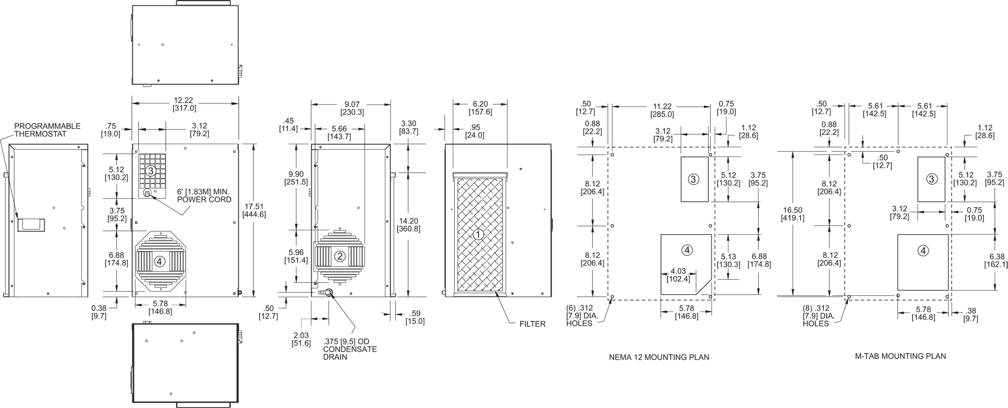 TrimLine NP17 general arrangement drawing