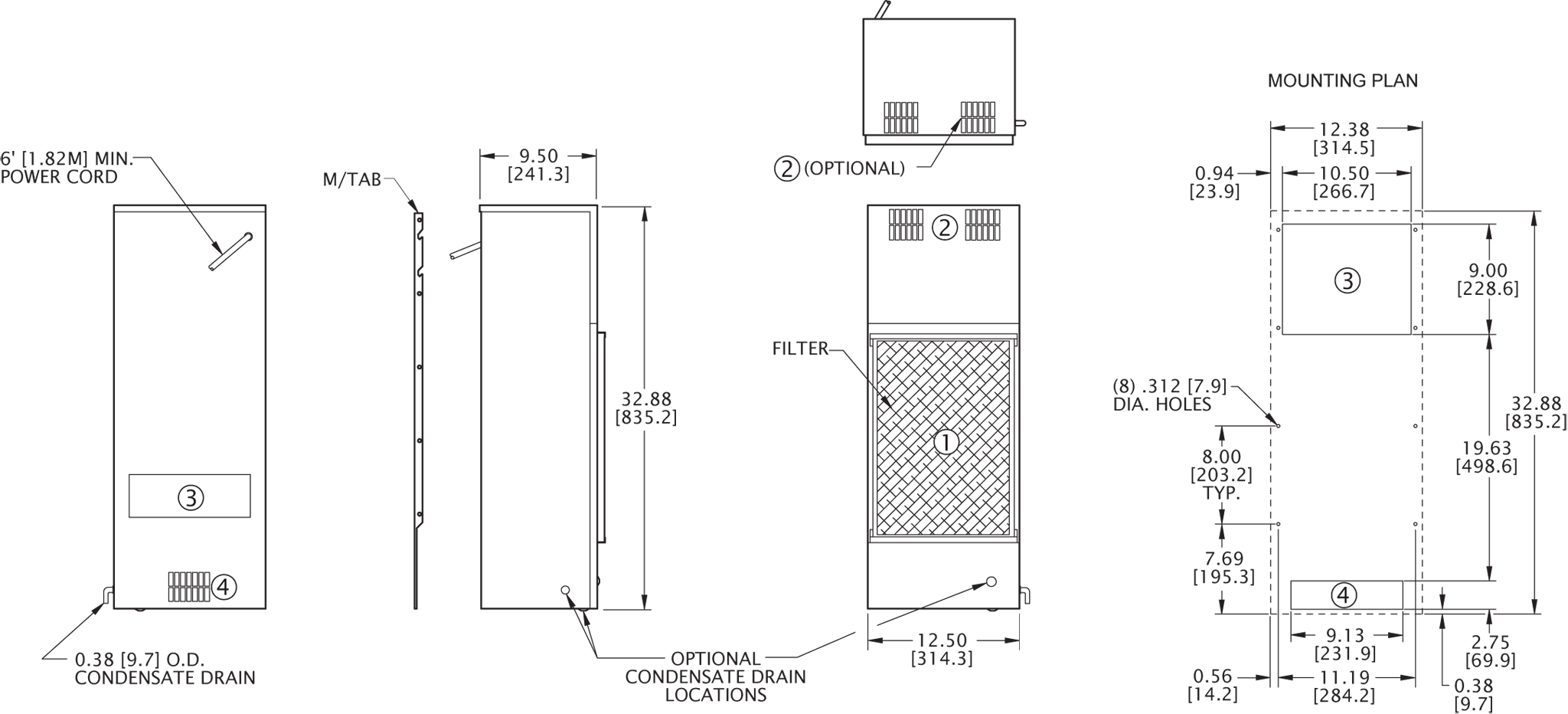 NP33 Switchable general arrangement drawing