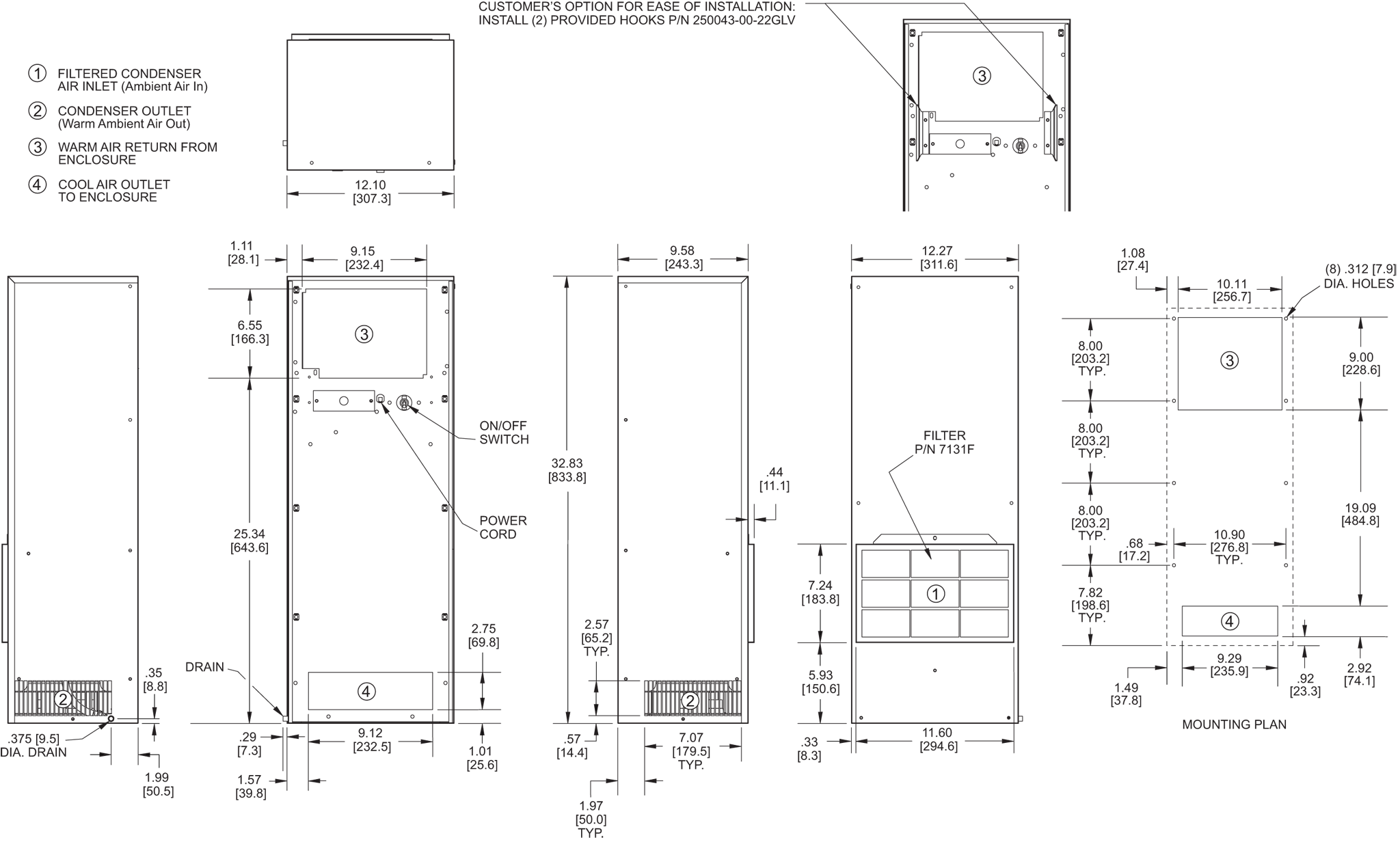 TrimLine NPT33 general arrangement drawing