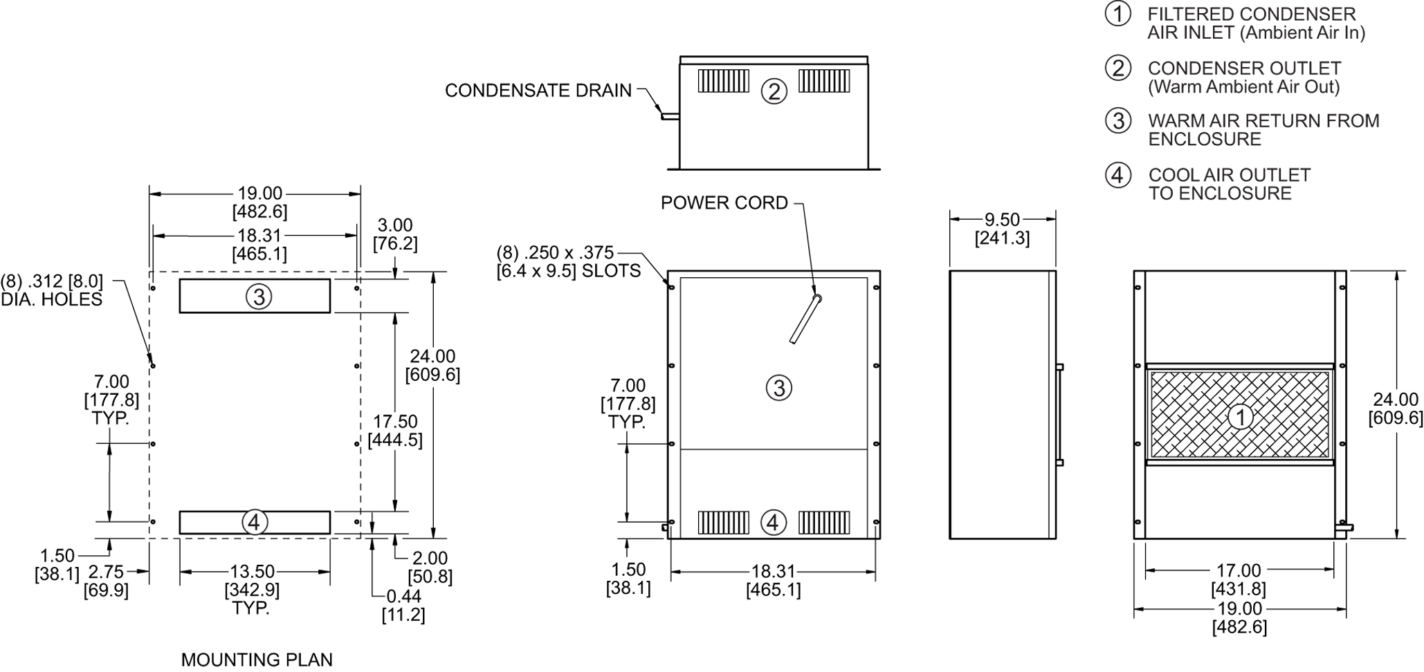 Traditional P24 general arrangement drawing