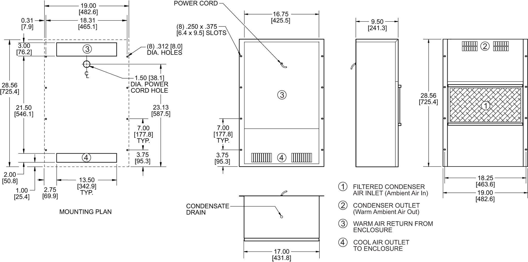 Traditional P28 general arrangement drawing