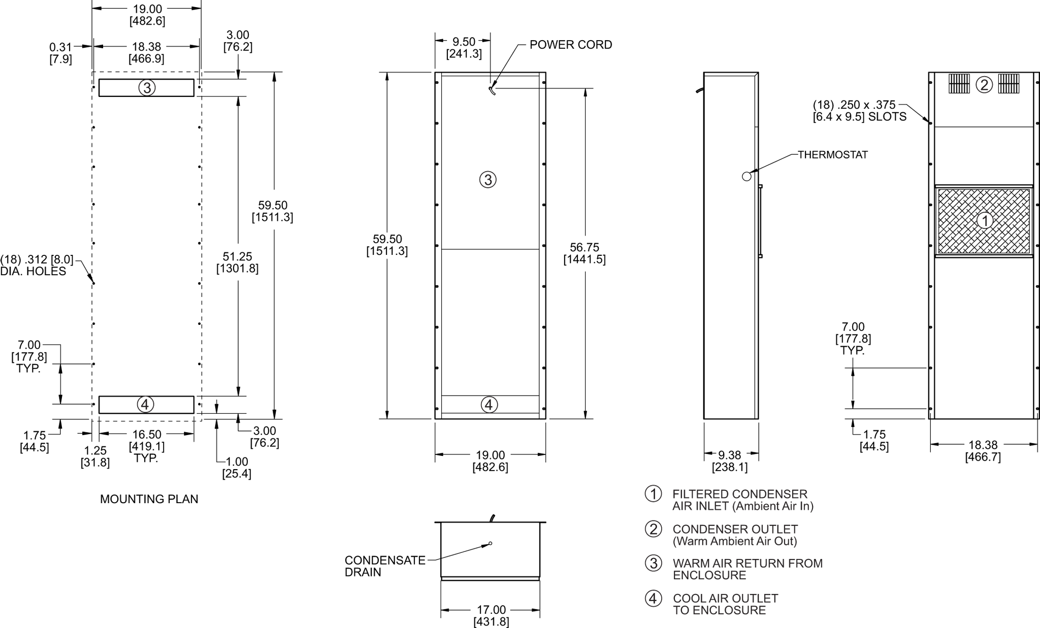 Traditional P59 general arrangement drawing