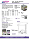 KSEHT Fan Heaters Data Sheet