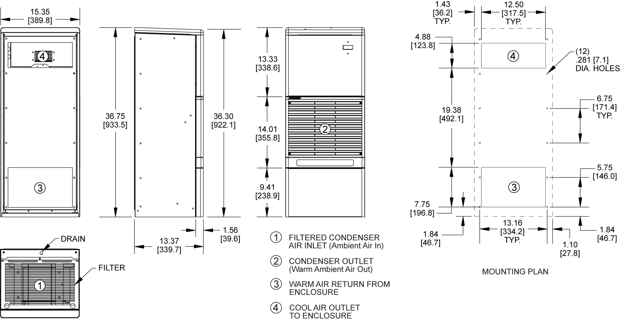 Advantage RP36 general arrangement drawing