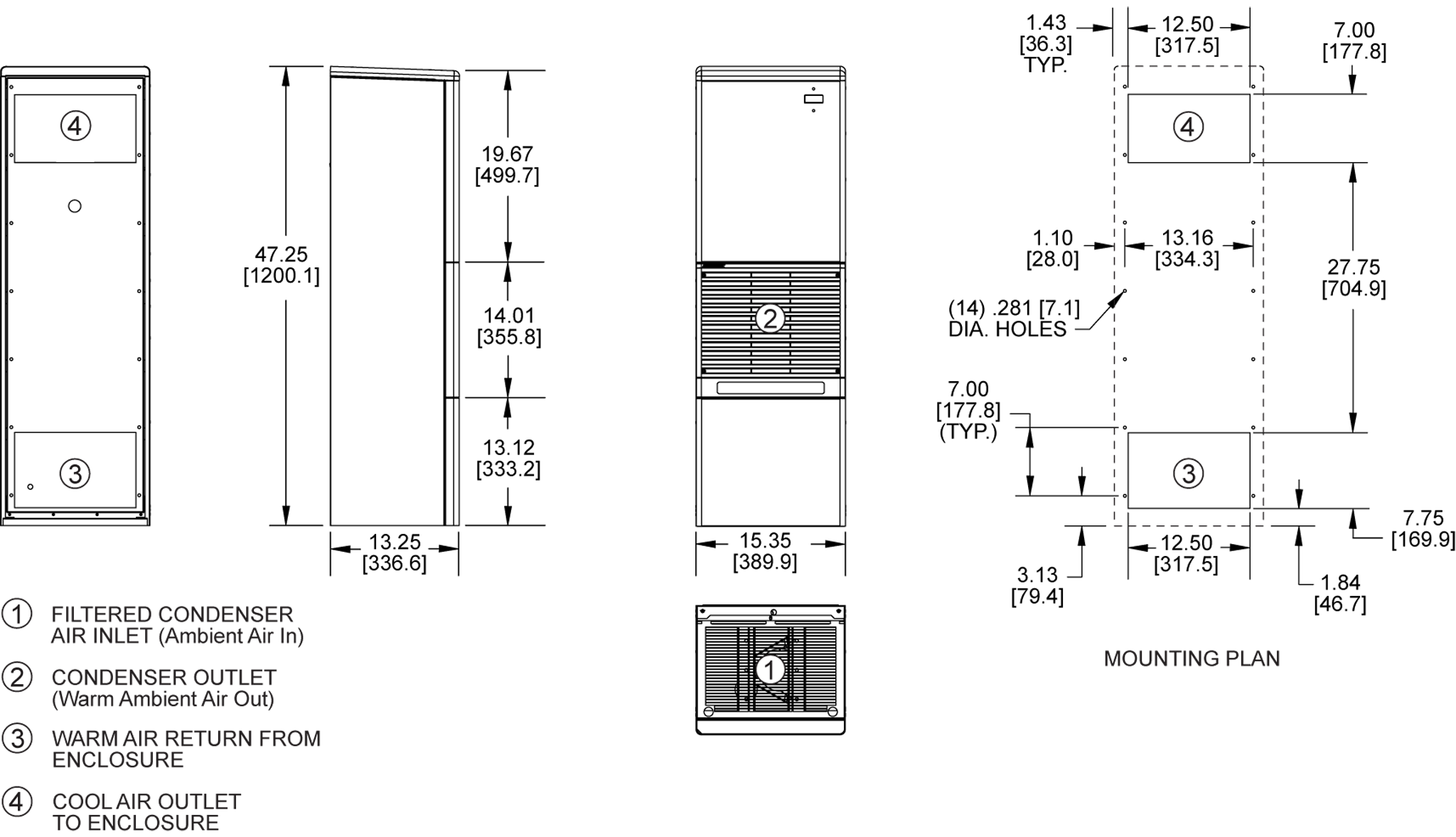 Advantage RP47 (Dis.) general arrangement drawing